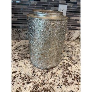 Rare Antique Loverin & Browne Co. Wholesale Grocers Embossed Tin